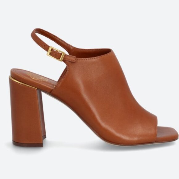 Vince Camuto "going-out" Haliza Leather Heel Tan - Picture 10 of 11